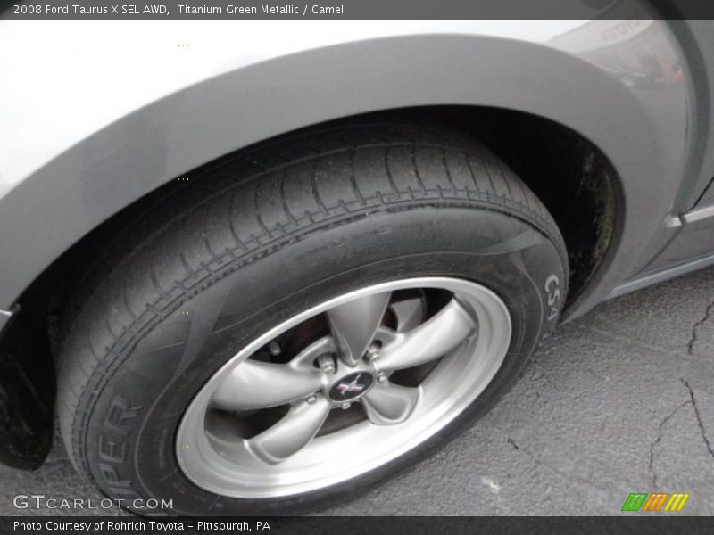 Custom Wheels of 2008 Taurus X SEL AWD