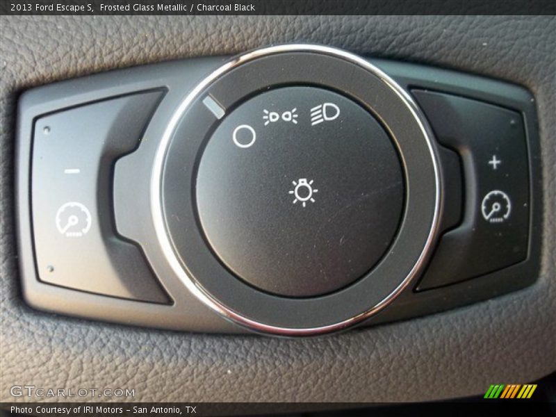 Frosted Glass Metallic / Charcoal Black 2013 Ford Escape S