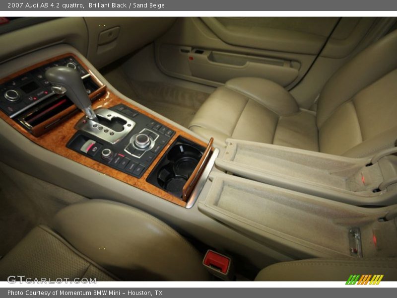Brilliant Black / Sand Beige 2007 Audi A8 4.2 quattro