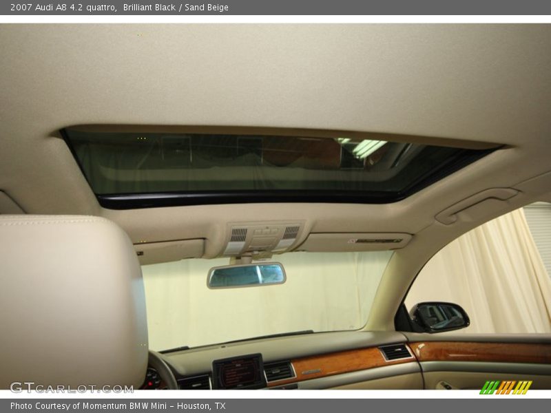 Brilliant Black / Sand Beige 2007 Audi A8 4.2 quattro