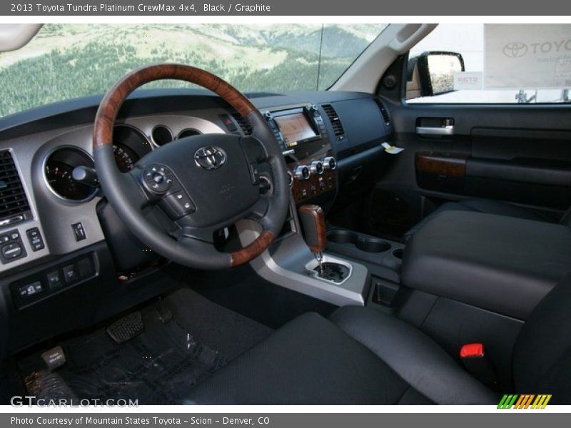 Graphite Interior - 2013 Tundra Platinum CrewMax 4x4 