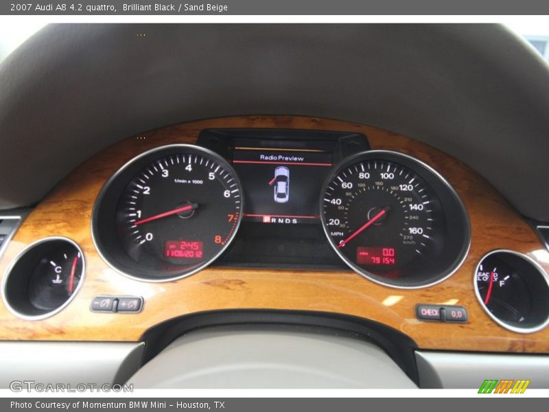  2007 A8 4.2 quattro 4.2 quattro Gauges