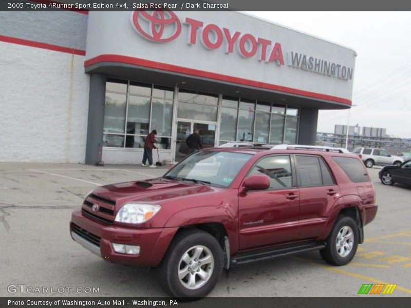 Salsa Red Pearl / Dark Charcoal 2005 Toyota 4Runner Sport Edition 4x4