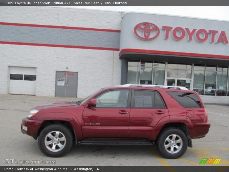 Salsa Red Pearl / Dark Charcoal 2005 Toyota 4Runner Sport Edition 4x4