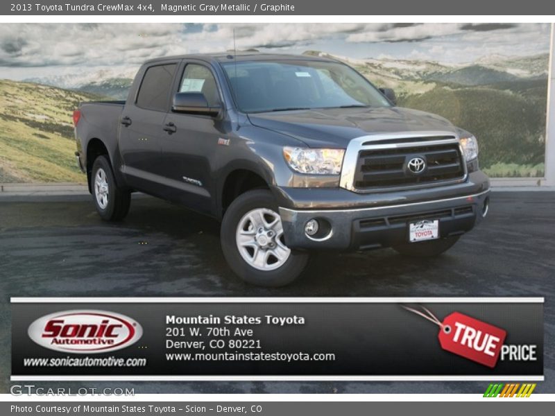 Magnetic Gray Metallic / Graphite 2013 Toyota Tundra CrewMax 4x4
