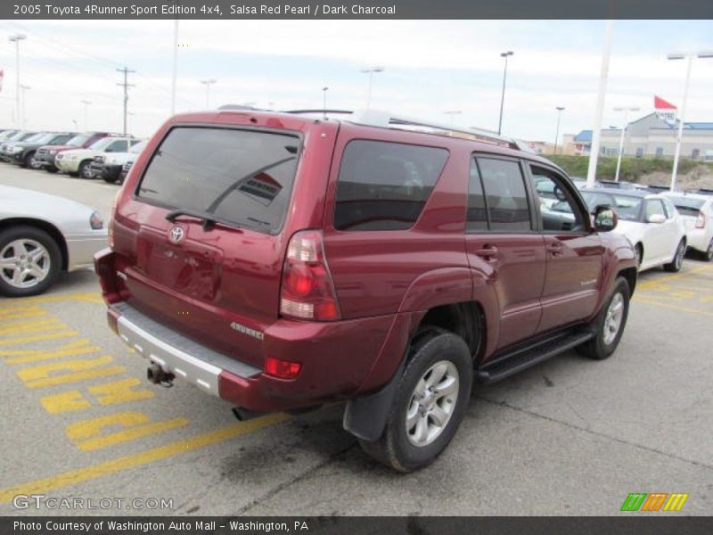 Salsa Red Pearl / Dark Charcoal 2005 Toyota 4Runner Sport Edition 4x4