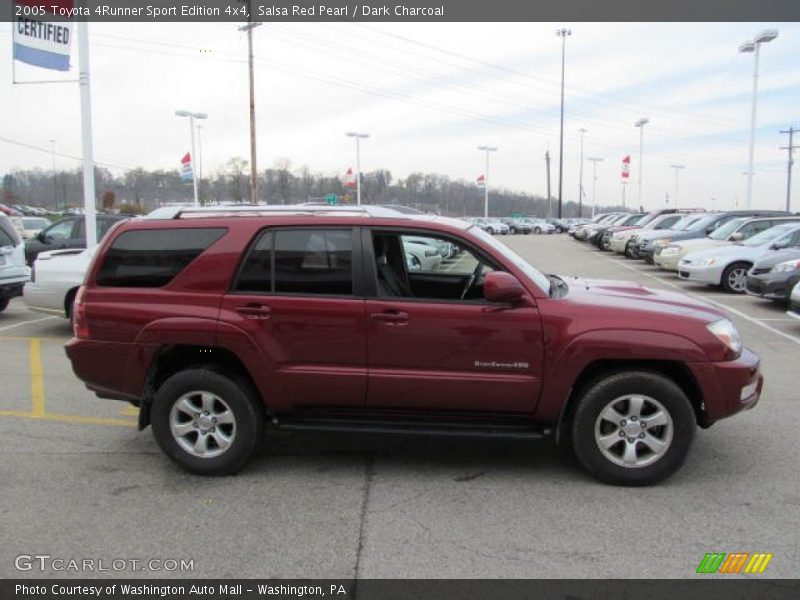 Salsa Red Pearl / Dark Charcoal 2005 Toyota 4Runner Sport Edition 4x4