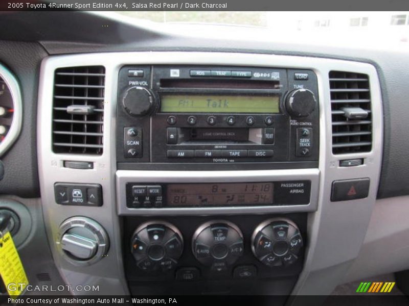 Controls of 2005 4Runner Sport Edition 4x4