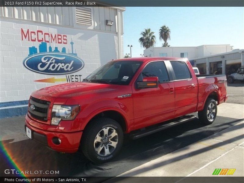 Race Red / Black 2013 Ford F150 FX2 SuperCrew