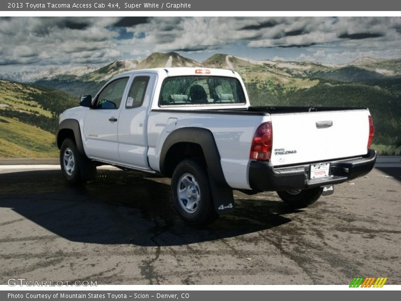Super White / Graphite 2013 Toyota Tacoma Access Cab 4x4