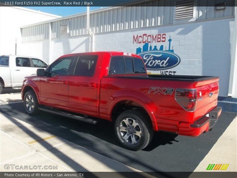 Race Red / Black 2013 Ford F150 FX2 SuperCrew