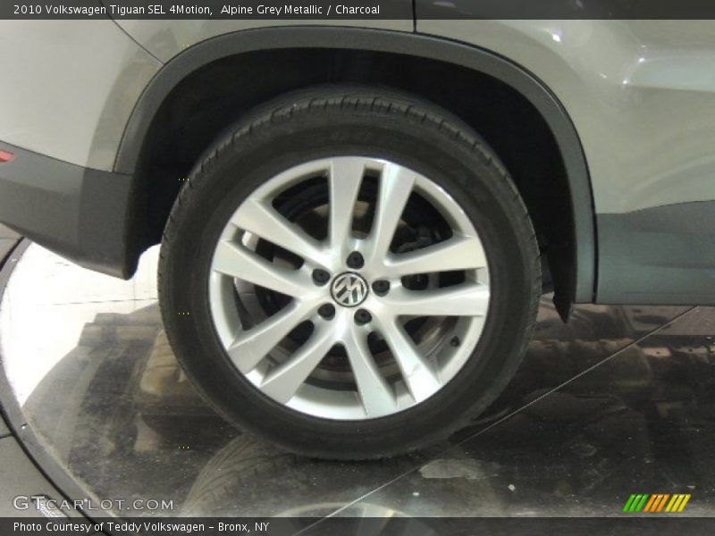 Alpine Grey Metallic / Charcoal 2010 Volkswagen Tiguan SEL 4Motion