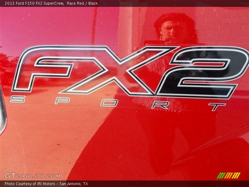 Race Red / Black 2013 Ford F150 FX2 SuperCrew