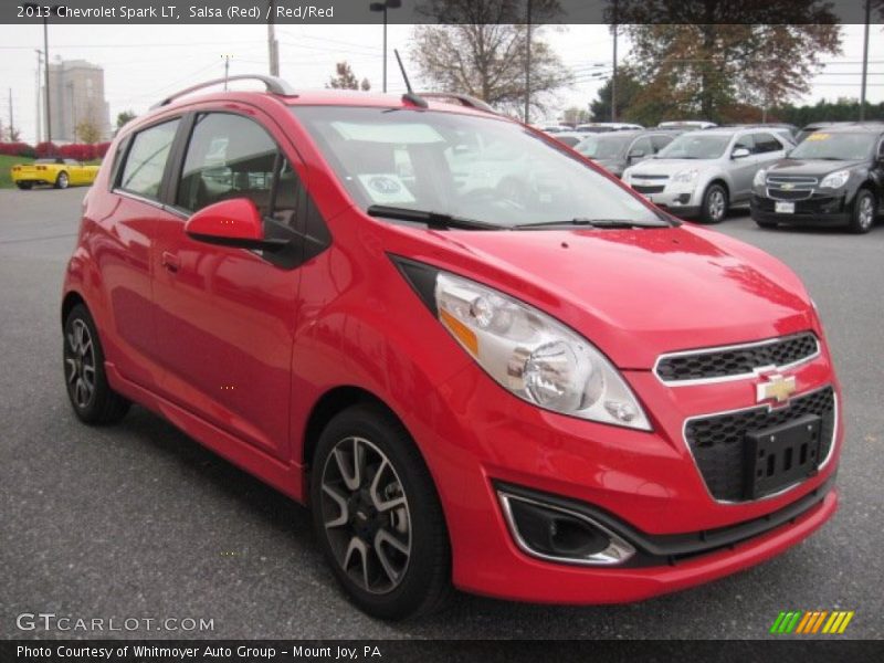 Salsa (Red) / Red/Red 2013 Chevrolet Spark LT