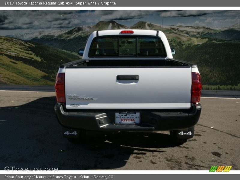 Super White / Graphite 2013 Toyota Tacoma Regular Cab 4x4