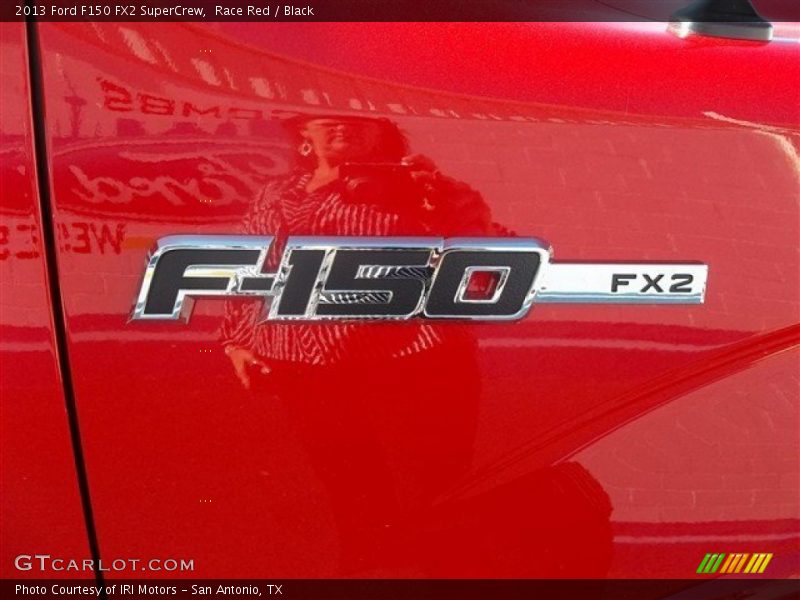 Race Red / Black 2013 Ford F150 FX2 SuperCrew