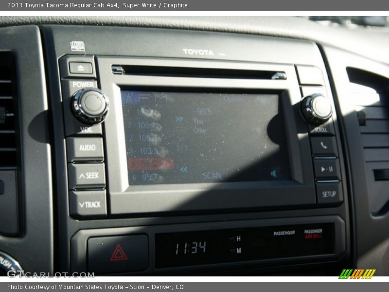 Super White / Graphite 2013 Toyota Tacoma Regular Cab 4x4