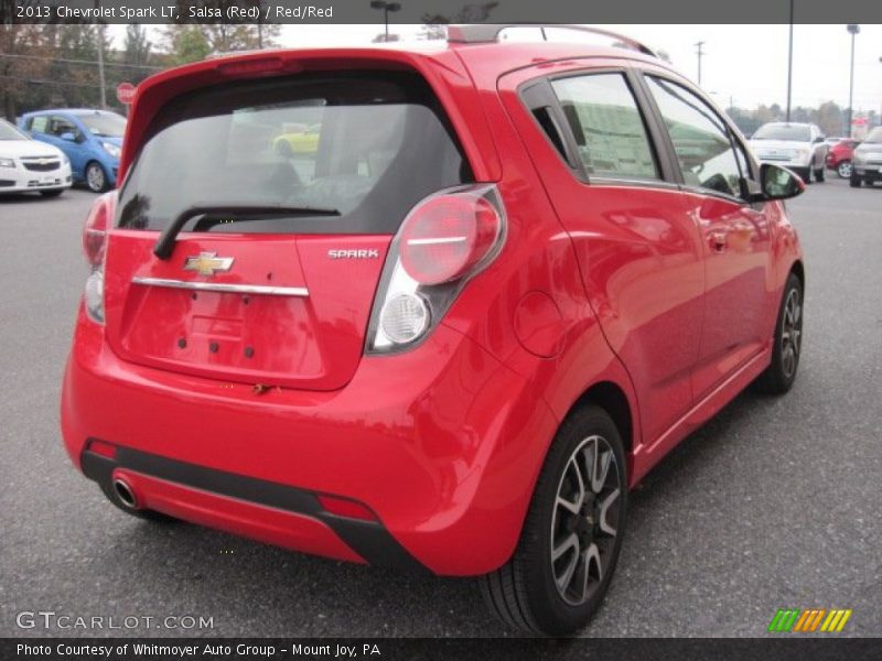 Salsa (Red) / Red/Red 2013 Chevrolet Spark LT