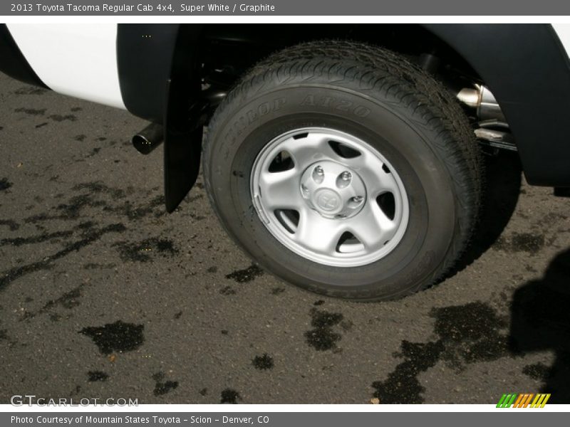 Super White / Graphite 2013 Toyota Tacoma Regular Cab 4x4