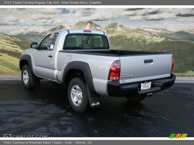 Silver Streak Mica / Graphite 2013 Toyota Tacoma Regular Cab 4x4