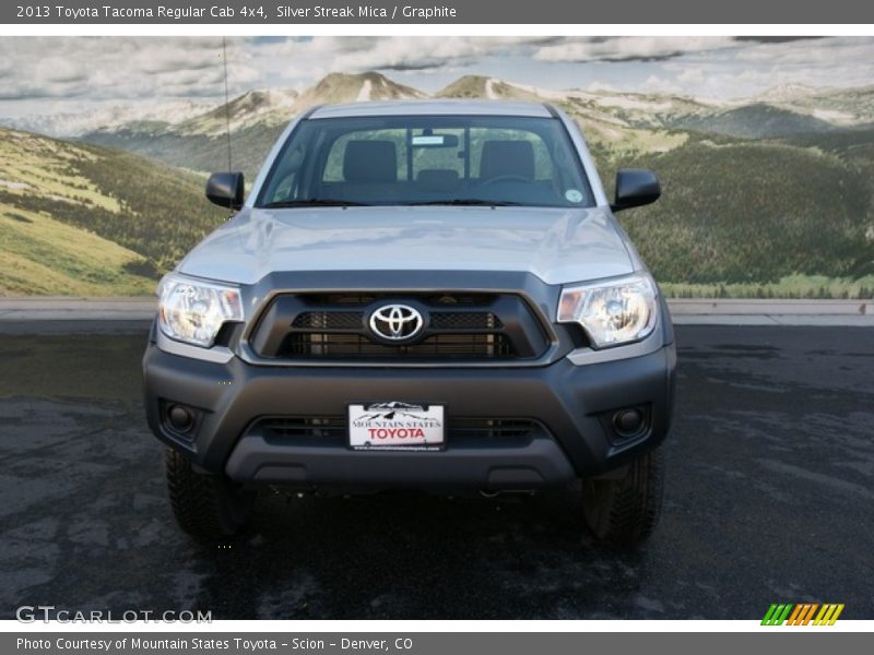 Silver Streak Mica / Graphite 2013 Toyota Tacoma Regular Cab 4x4