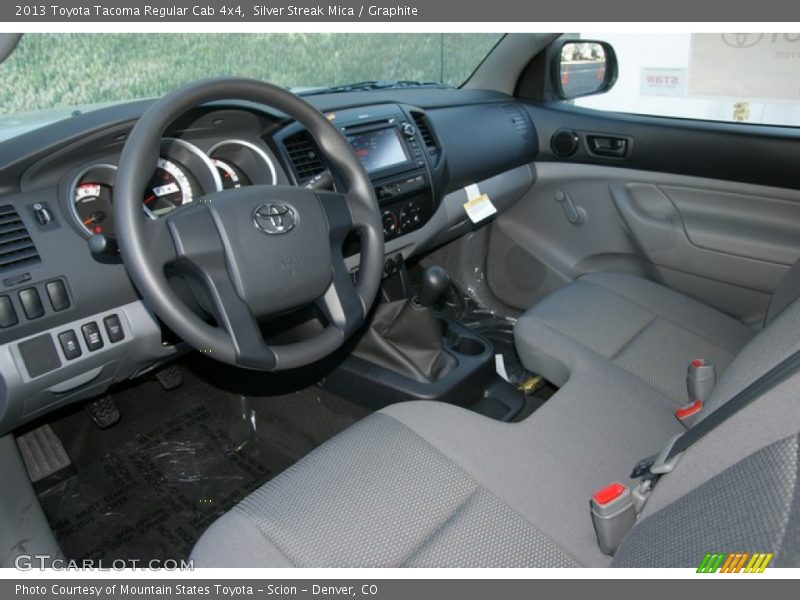 Graphite Interior - 2013 Tacoma Regular Cab 4x4 