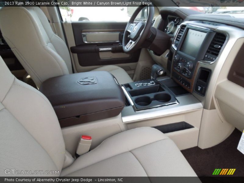  2013 1500 Laramie Crew Cab Canyon Brown/Light Frost Beige Interior