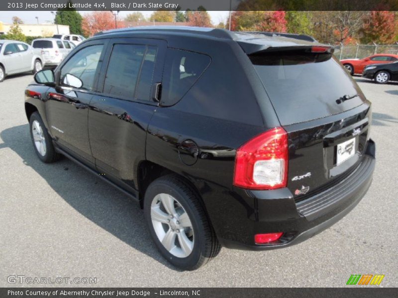 Black / Dark Slate Gray 2013 Jeep Compass Latitude 4x4