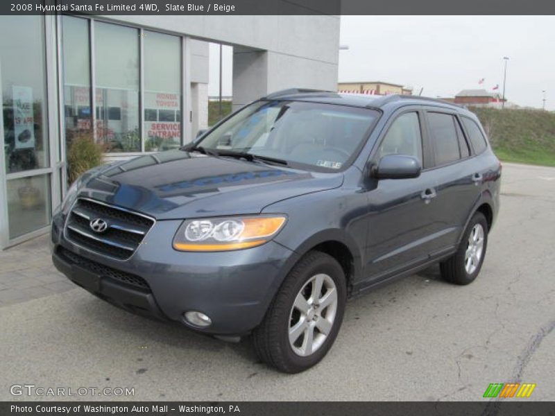 Slate Blue / Beige 2008 Hyundai Santa Fe Limited 4WD