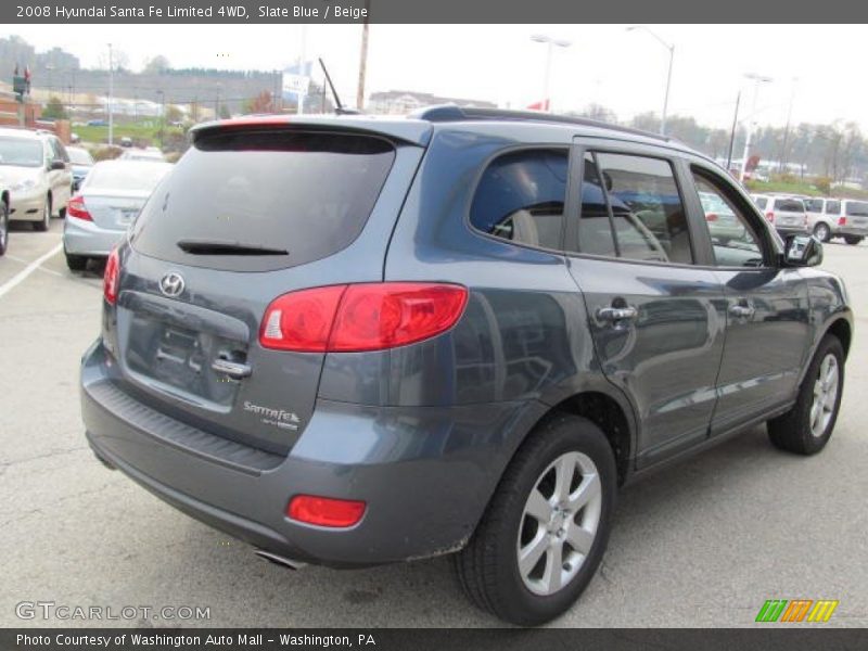 Slate Blue / Beige 2008 Hyundai Santa Fe Limited 4WD