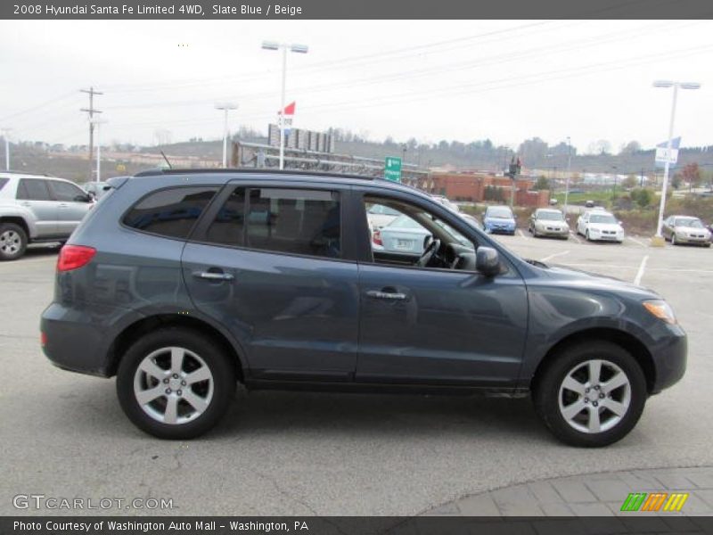 Slate Blue / Beige 2008 Hyundai Santa Fe Limited 4WD
