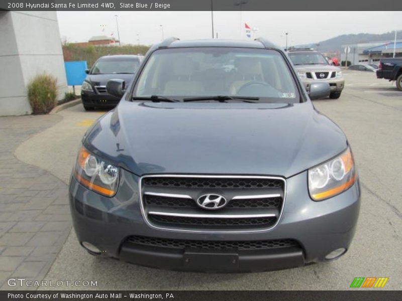Slate Blue / Beige 2008 Hyundai Santa Fe Limited 4WD