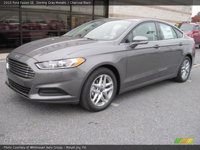 Sterling Gray Metallic / Charcoal Black 2013 Ford Fusion SE