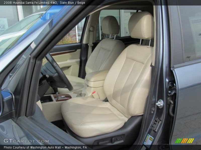 Slate Blue / Beige 2008 Hyundai Santa Fe Limited 4WD