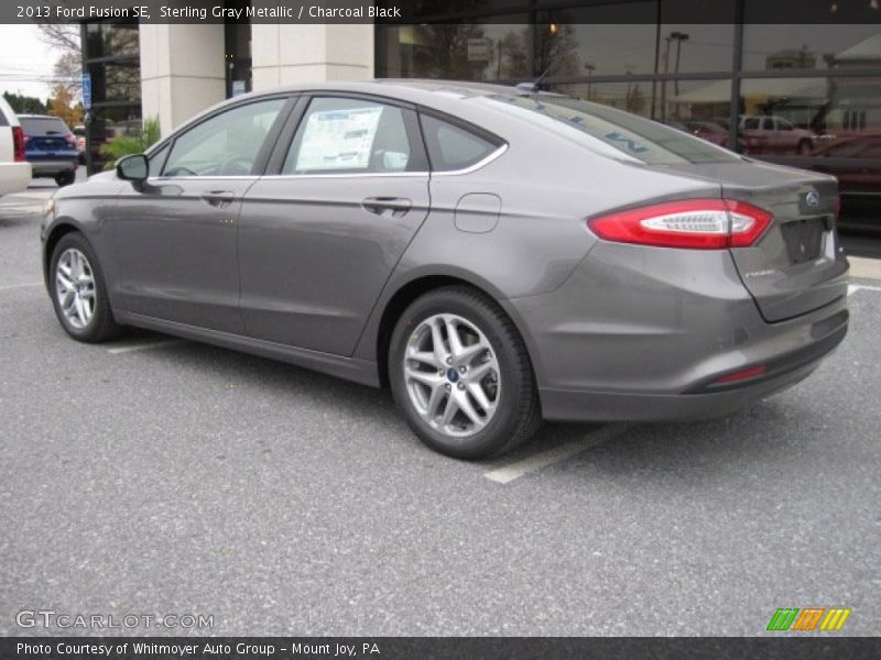 Sterling Gray Metallic / Charcoal Black 2013 Ford Fusion SE