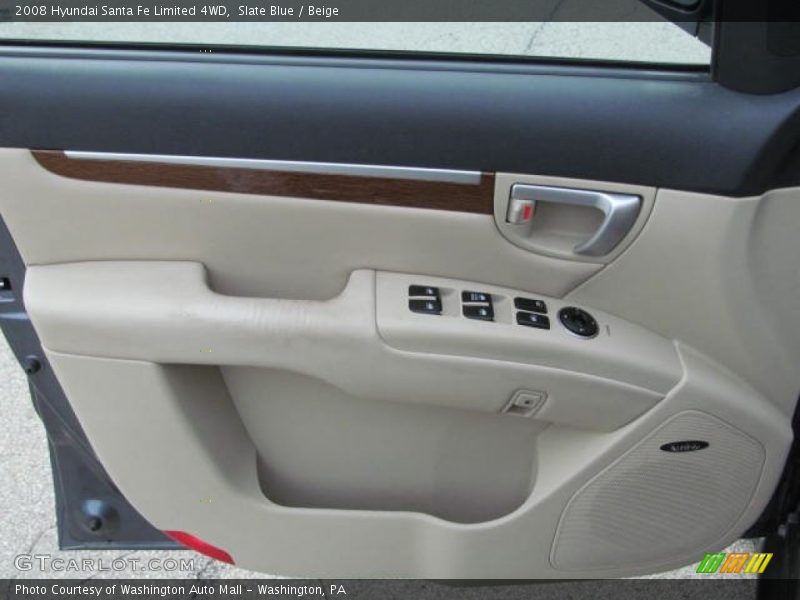 Slate Blue / Beige 2008 Hyundai Santa Fe Limited 4WD