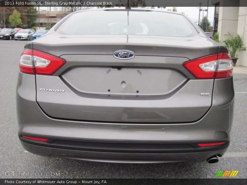 Sterling Gray Metallic / Charcoal Black 2013 Ford Fusion SE