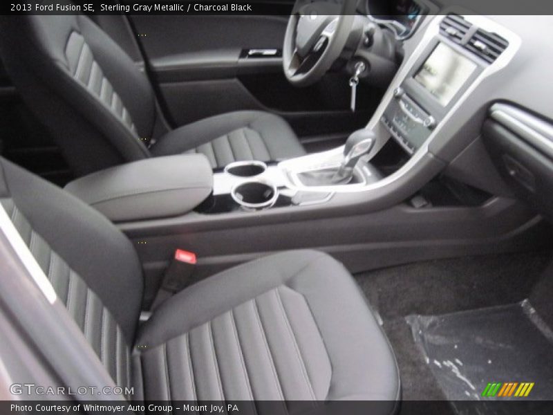 Sterling Gray Metallic / Charcoal Black 2013 Ford Fusion SE