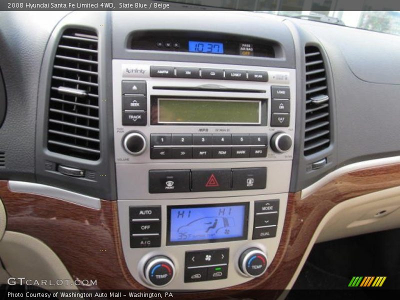 Slate Blue / Beige 2008 Hyundai Santa Fe Limited 4WD