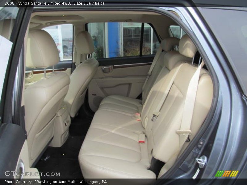 Slate Blue / Beige 2008 Hyundai Santa Fe Limited 4WD