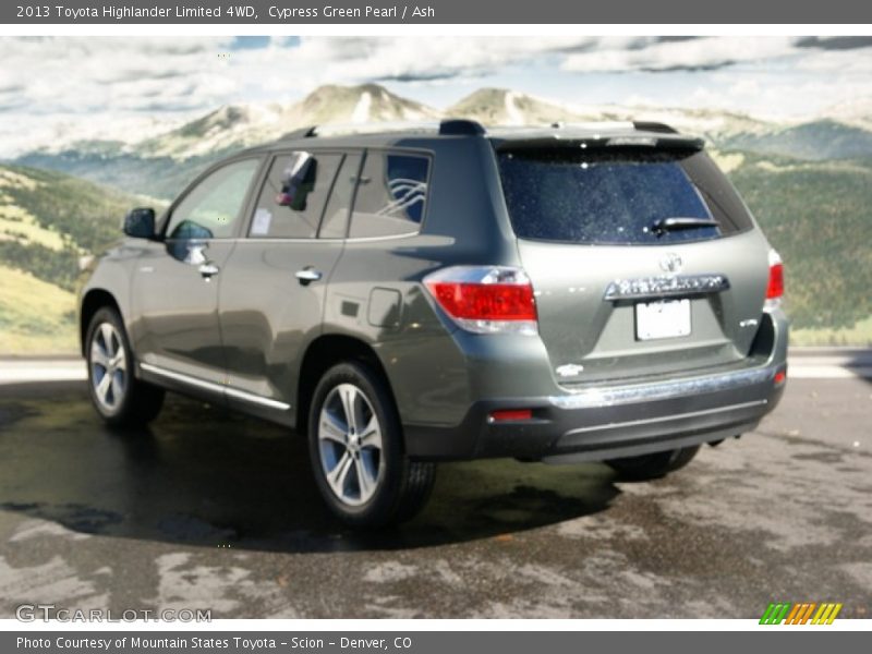 Cypress Green Pearl / Ash 2013 Toyota Highlander Limited 4WD