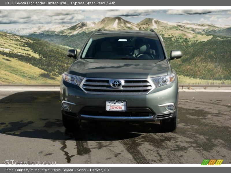 Cypress Green Pearl / Ash 2013 Toyota Highlander Limited 4WD
