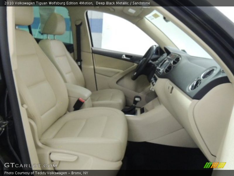 Deep Black Metallic / Sandstone 2010 Volkswagen Tiguan Wolfsburg Edition 4Motion