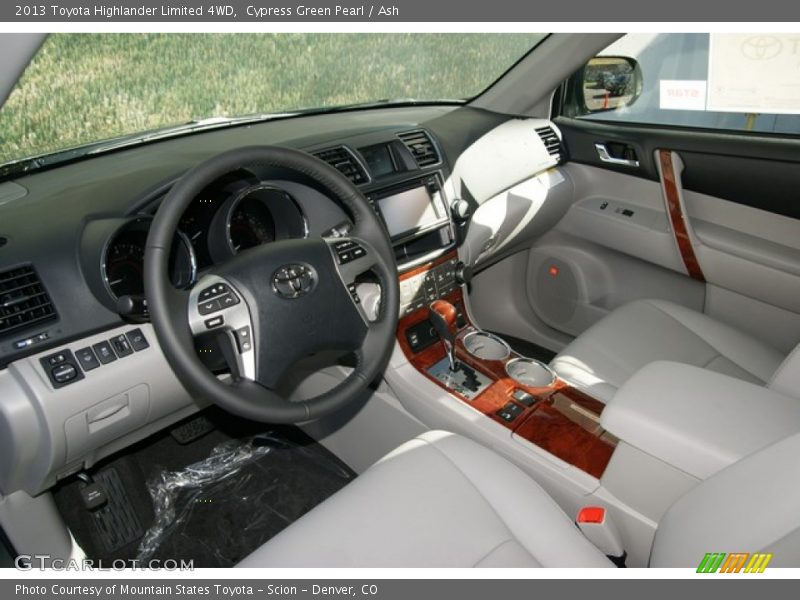 Cypress Green Pearl / Ash 2013 Toyota Highlander Limited 4WD