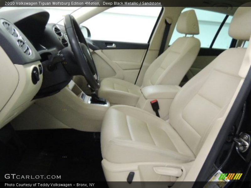 Deep Black Metallic / Sandstone 2010 Volkswagen Tiguan Wolfsburg Edition 4Motion