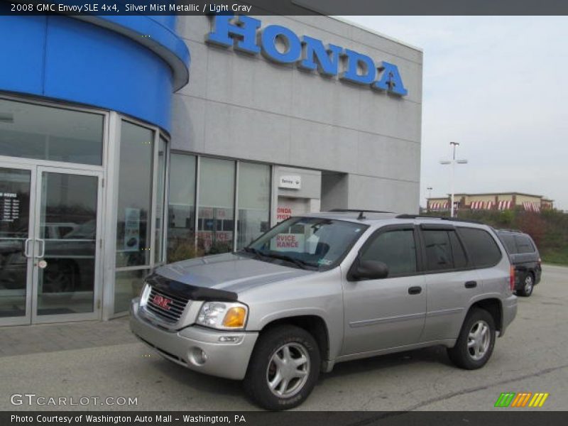 Silver Mist Metallic / Light Gray 2008 GMC Envoy SLE 4x4