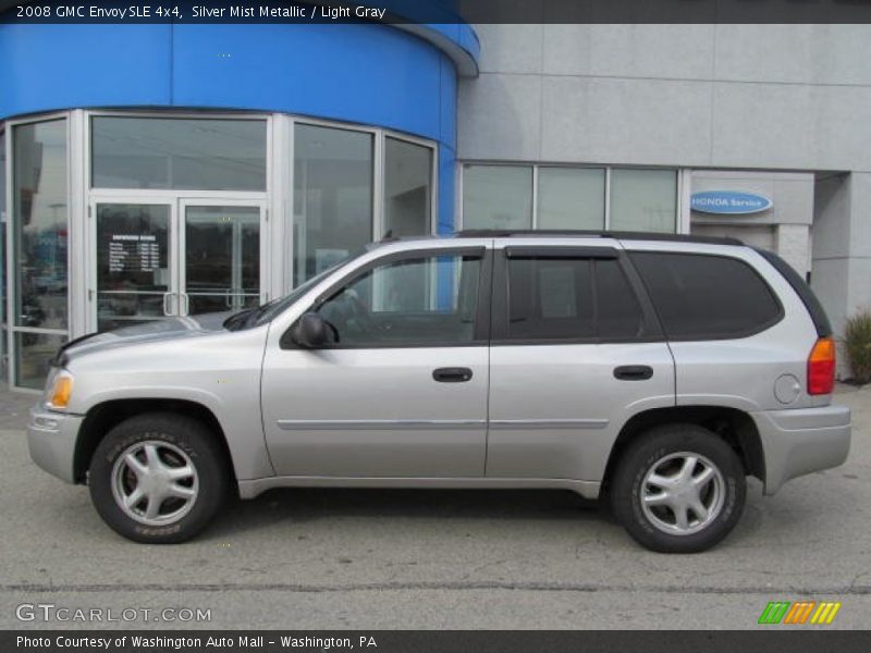 Silver Mist Metallic / Light Gray 2008 GMC Envoy SLE 4x4