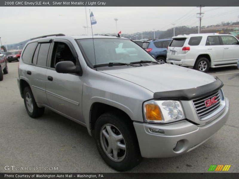 Silver Mist Metallic / Light Gray 2008 GMC Envoy SLE 4x4