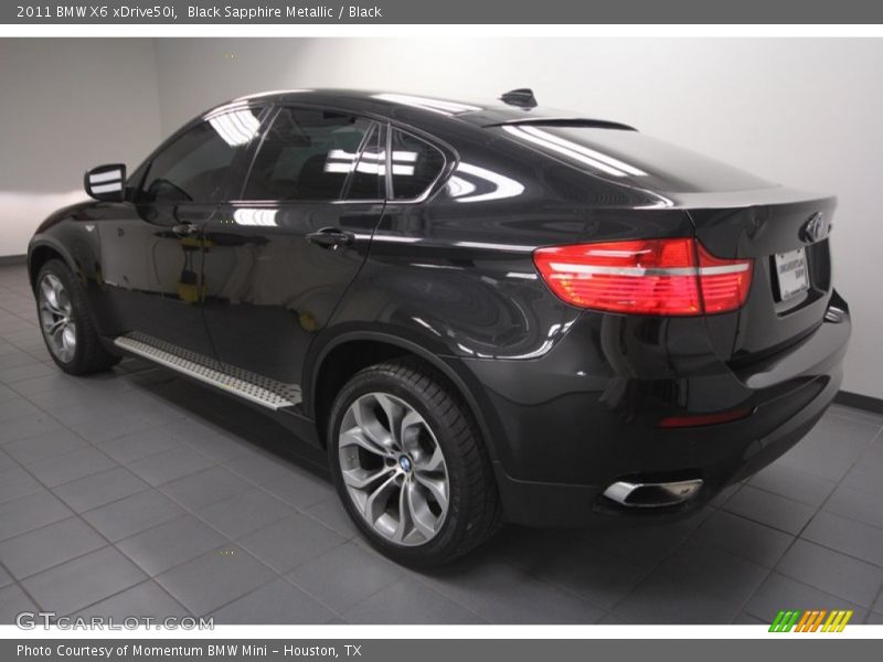 Black Sapphire Metallic / Black 2011 BMW X6 xDrive50i