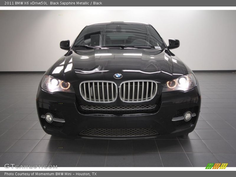 Black Sapphire Metallic / Black 2011 BMW X6 xDrive50i